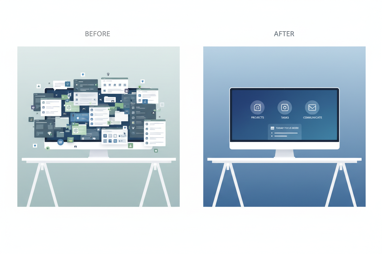 Ein vereinfachtes digitales Tool-System sorgt für mehr Übersicht und weniger Komplexität im Arbeitsalltag