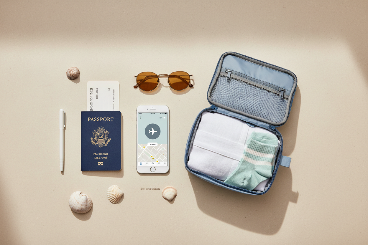 Gut vorbereitet reisen heisst stressfrei starten. Dieser Ratgeber zeigt, wie du ruhig planst und entspannt in den Urlaub gehst.