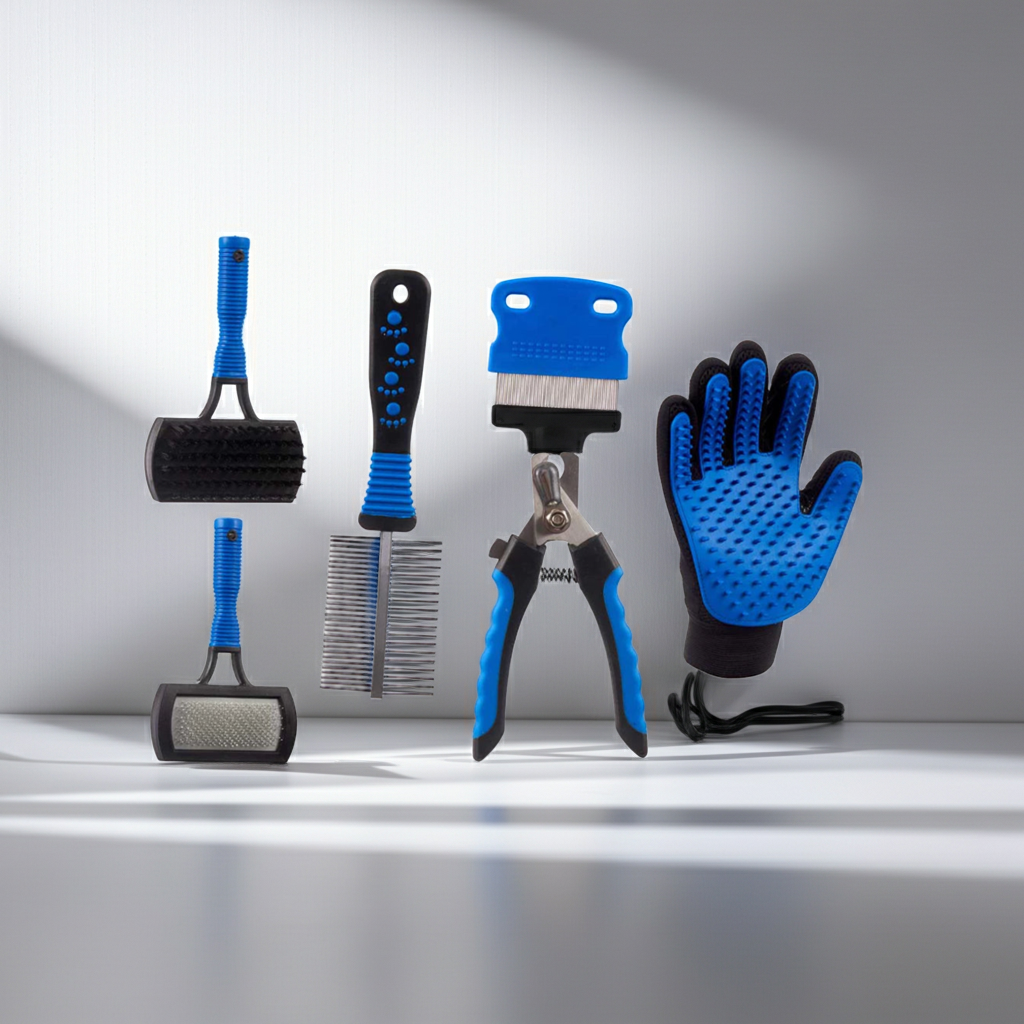 FitStart Pets Hund & Katze Basic Pflegebürste – praktische Bürste zur regelmäßigen Fellpflege im Alltag.