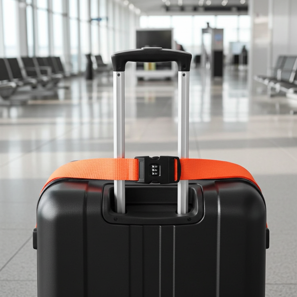 Gepäckgurt Travel Basic – verstellbarer Koffergurt zur Sicherung des Reisekoffers