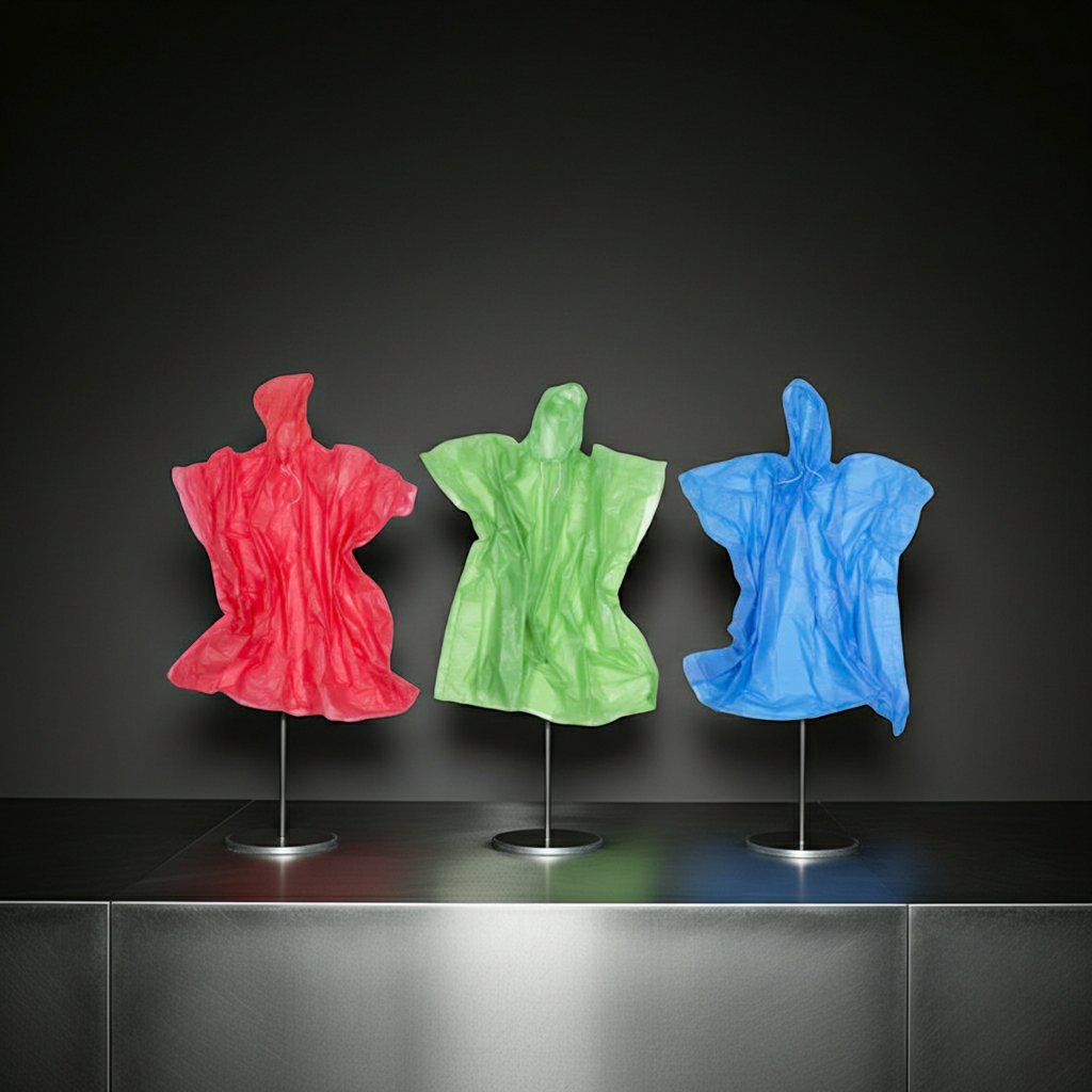 Regenponcho von FitStart Travel Basic – praktischer Nässeschutz für Outdoor, Reisen und Alltag.